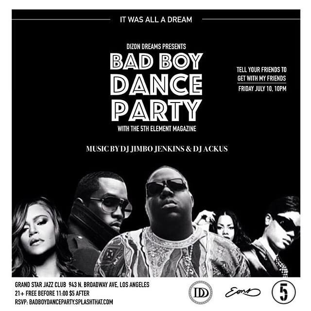 BAD BOY Dance Party