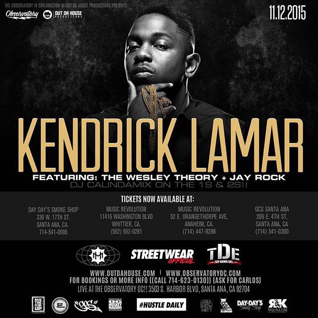 Kendrick Lamar at observatory oc