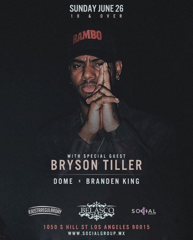Bryson tiller belasco 2016