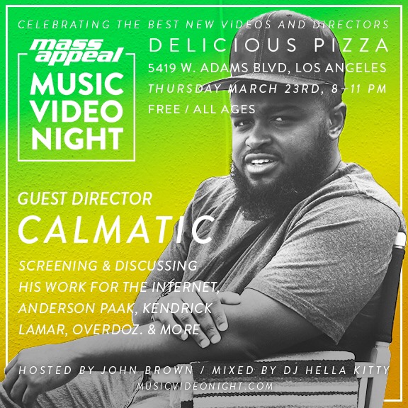 Calmatic @ Mass Appeal Music Video | March 23, 2017﻿