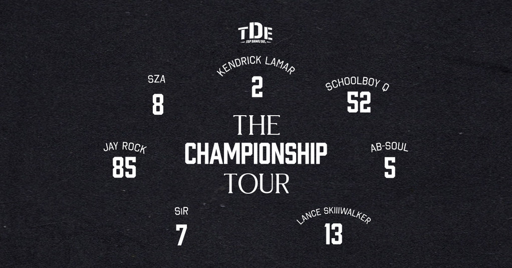 Top Dawg Entertainment Championship Tour 2018