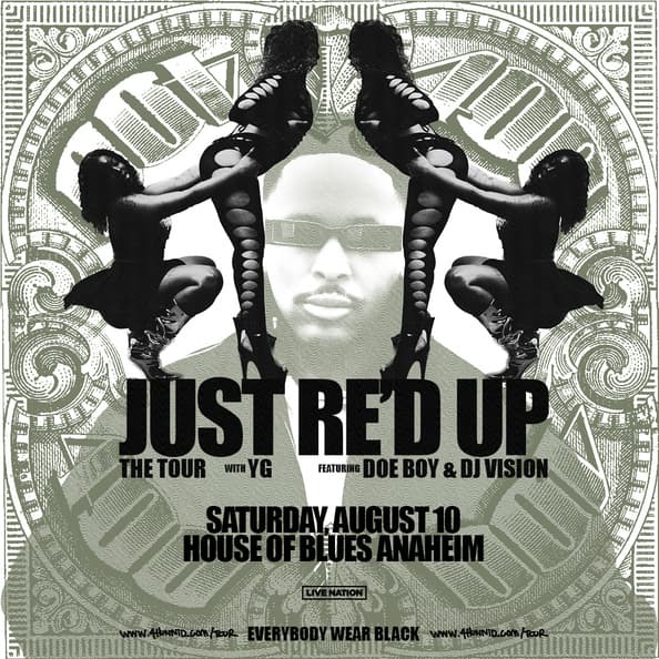 YG – The JUST RE’D UP Tour⁣ || House of Blues Anaheim⁣, Anaheim