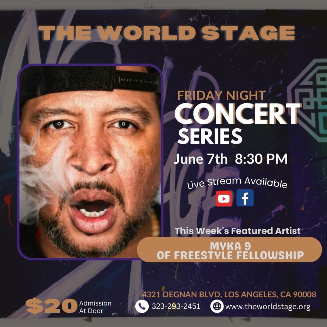 Myka 9 of Freestyle Fellowship⁣ || The World Stage, Los Angeles