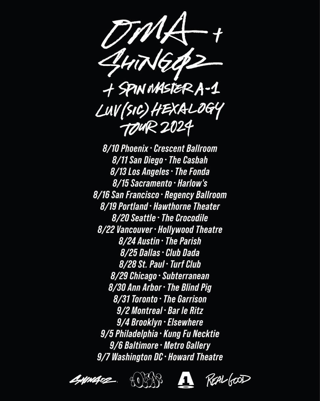 Shing02 & OMA Luv(sic) Hexalogy Tour at Fonda Theatre, Los Angeles