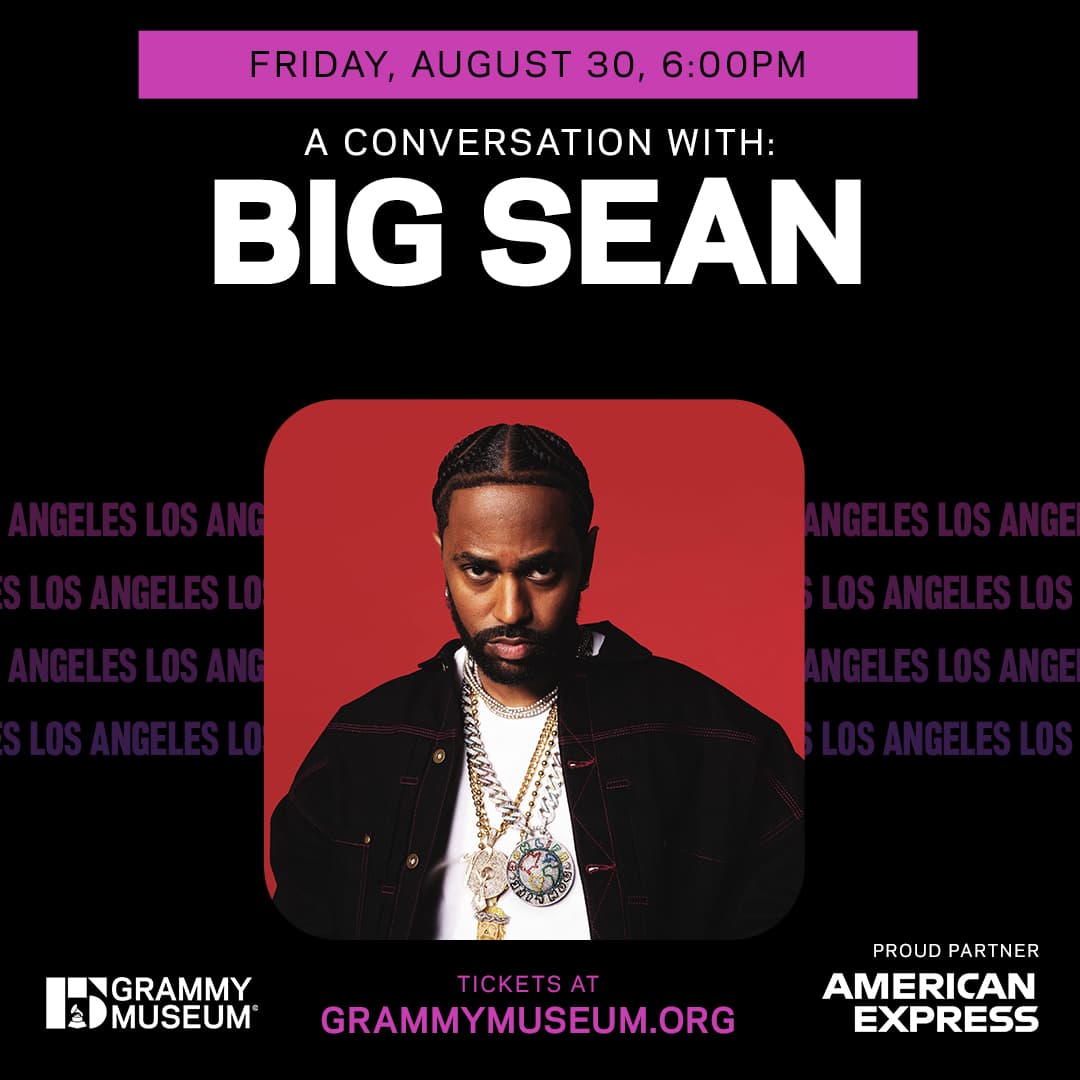 A Conversation With Big Sean at GRAMMY Museum⁣, Los Angeles
