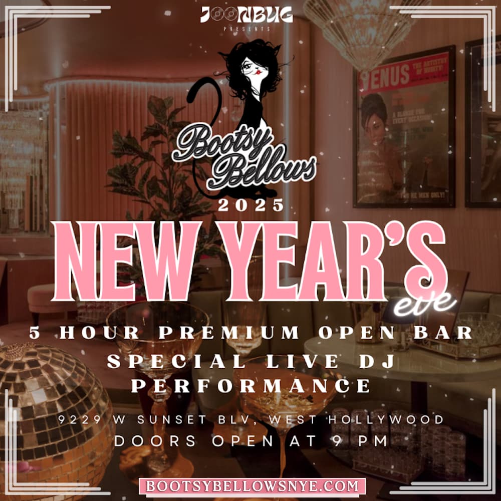 NYE | Bootsy Bellows | LA New Year’s Eve 2025