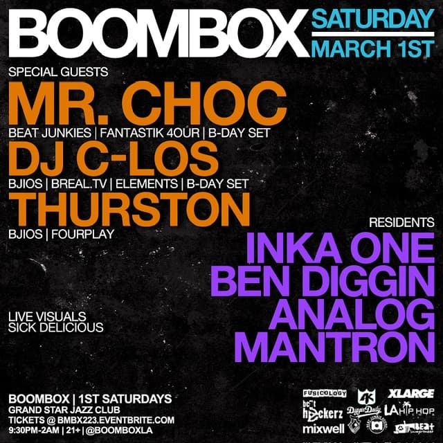 BOOMBOX LA - MARCH 2025