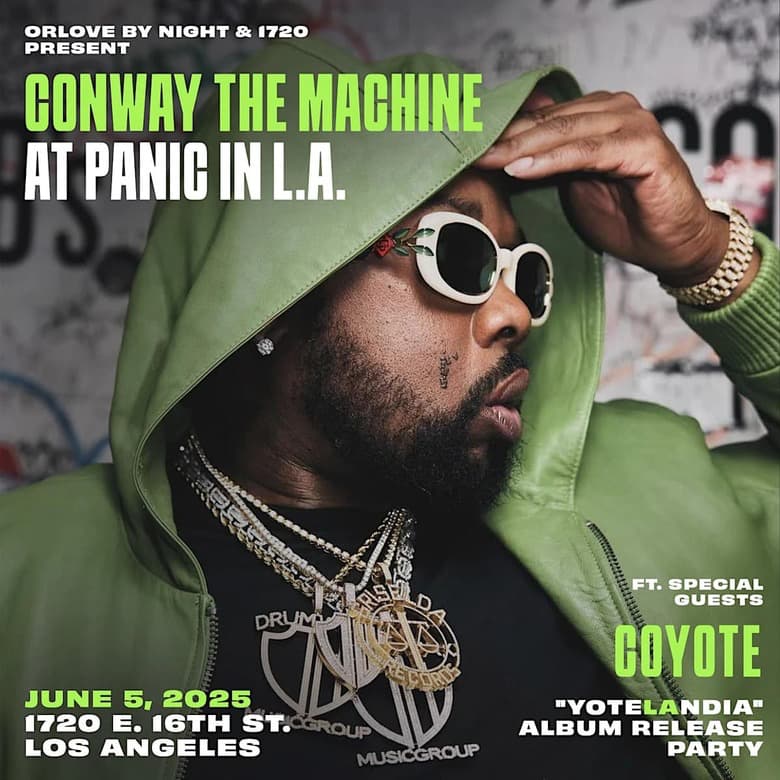 Conway The Machine at Panic In L.A.⁣ at 1720