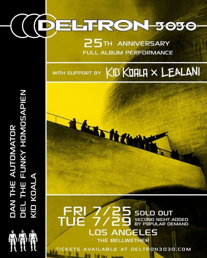 Deltron 3030⁣ Live at The Bellwether in Los Angeles – 2nd Show Added!