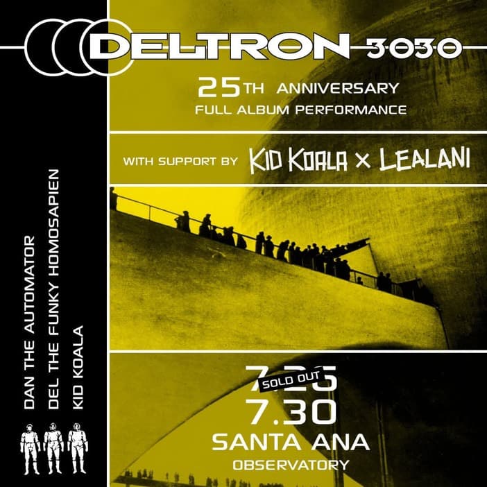 Deltron 3030⁣ Live at The Observatory OC in Santa Ana– 2nd Show Added!