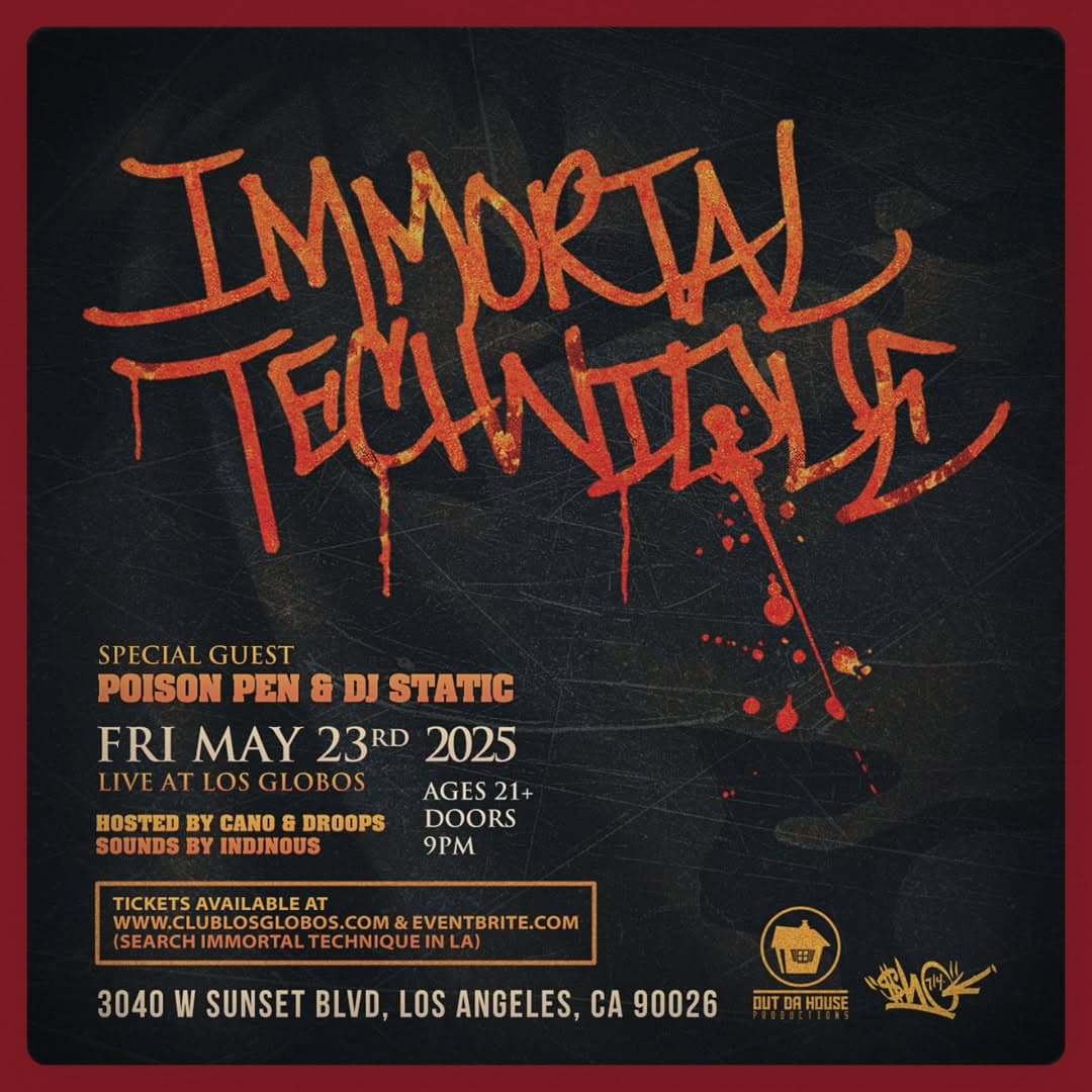 IMMORTAL TECHNIQUE Live at LOS GLOBOS