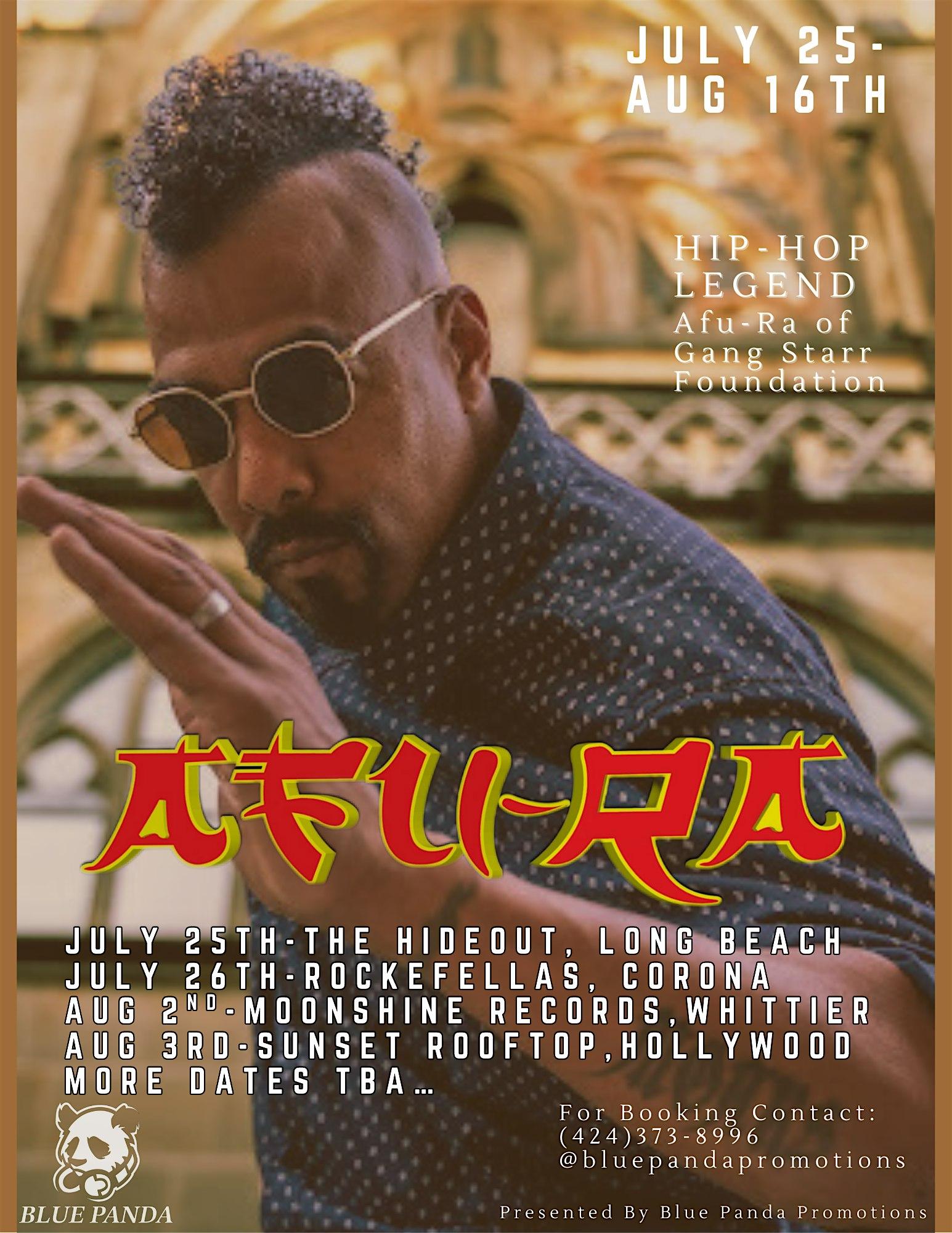 Afu-Ra Body of the Life Force Tour