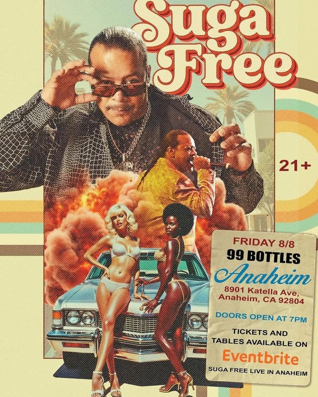Suga Free in Anaheim