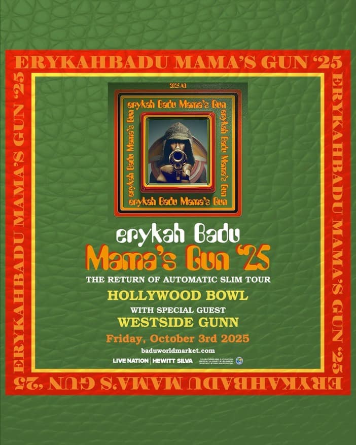 Erykah Badu 2025 - Hollywood Bowl