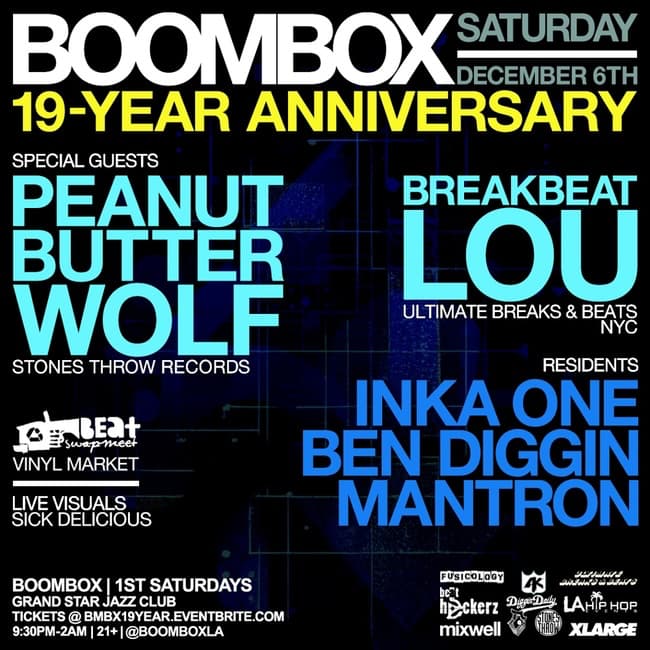 BoomBox 19th Anniversary
