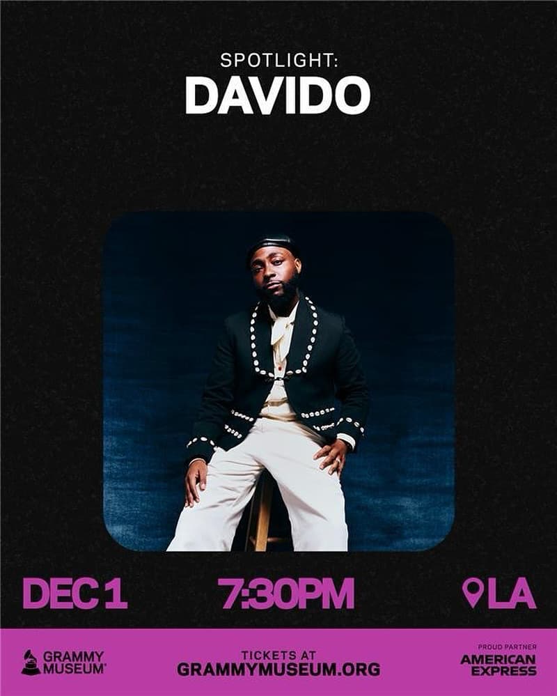 Davido-Grammy Museum