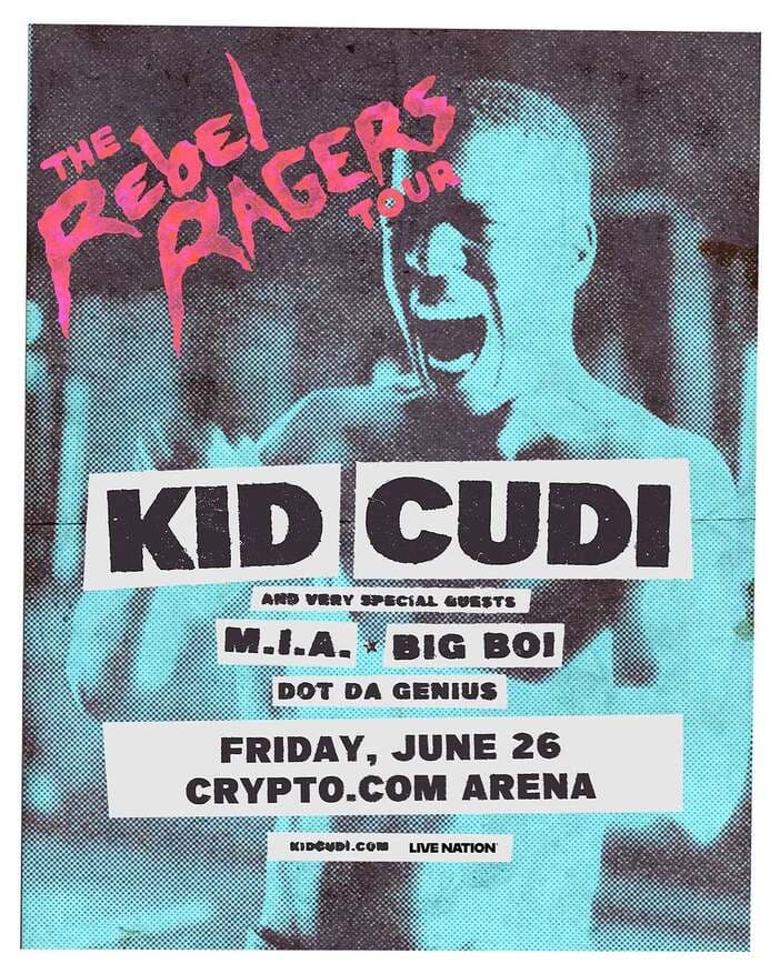 Kid Cudi The Rebel Ragers Tour 2026