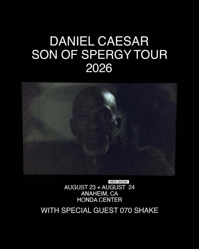 Daniel Caesar Son Of Spergy Tour Anaheim