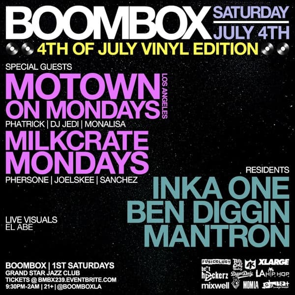 Boombox LA July 2026