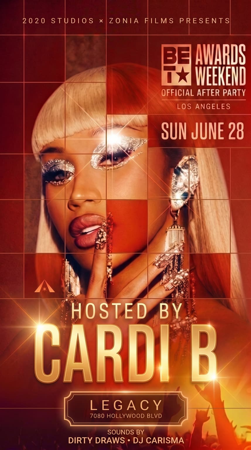 Cardi B - BET Afterparty LA-2