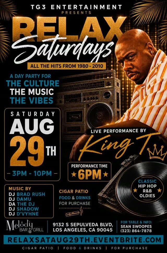Relax Saturdays - King T