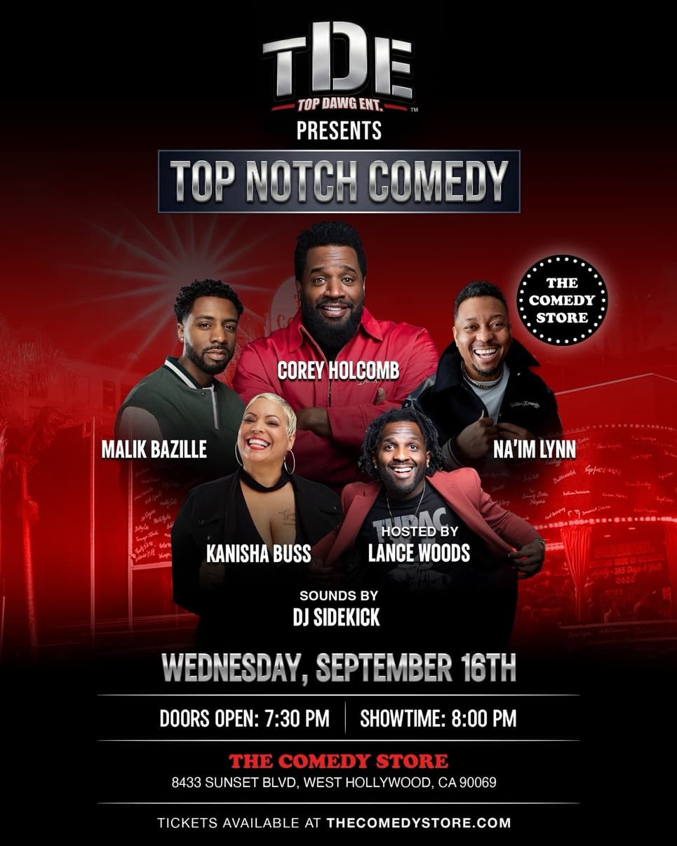 Top Notch Comedy - Sept 2026